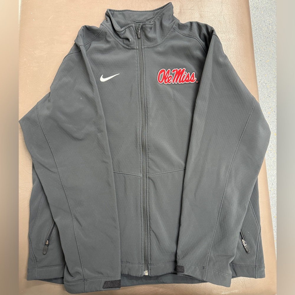 Nike Ole Miss Men’s Thermal Jacket - Black - XL